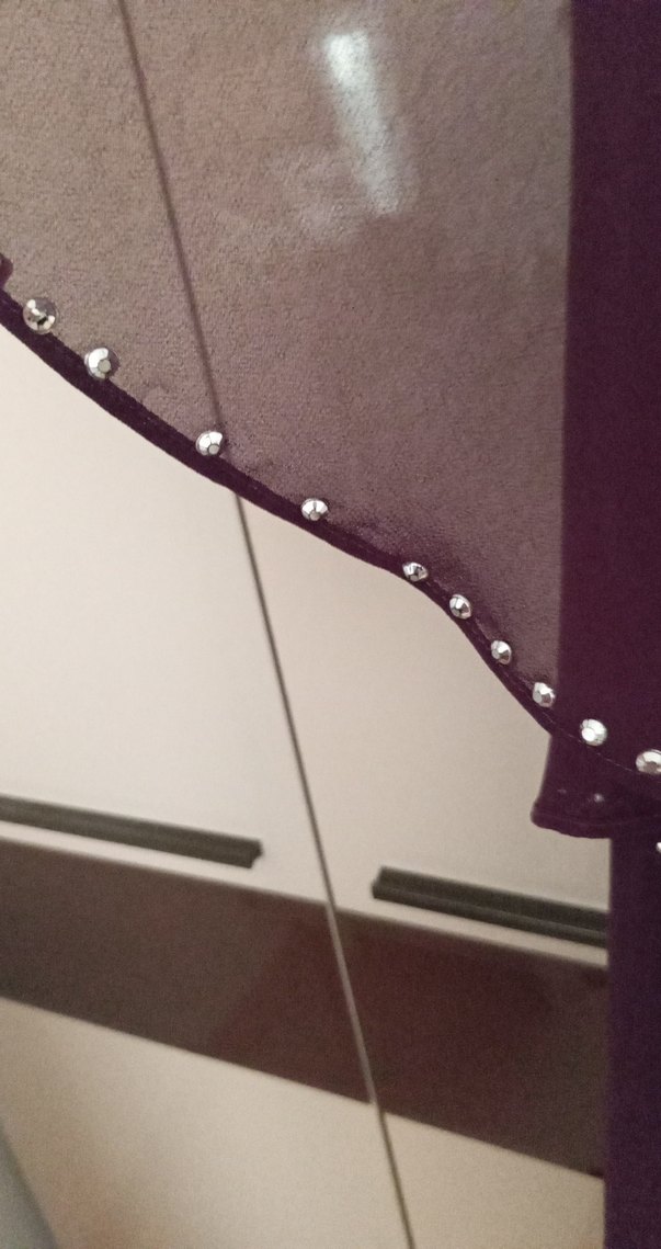 Abıye bordo renkte elbise - Görsel 4