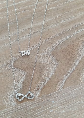 sonsuzluk kolye 925 ayar - Görsel 3