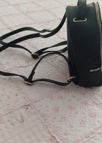 Nakışlı Çok Renkli Deri Sırt Çantası - Görsel 2