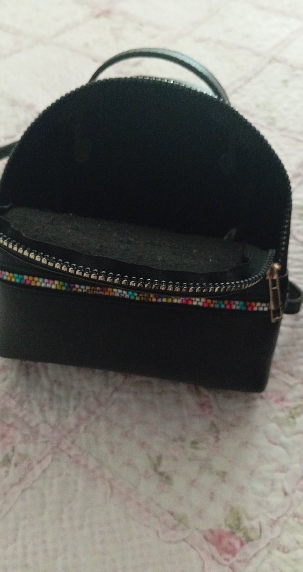 Nakışlı Çok Renkli Deri Sırt Çantası - Görsel 3