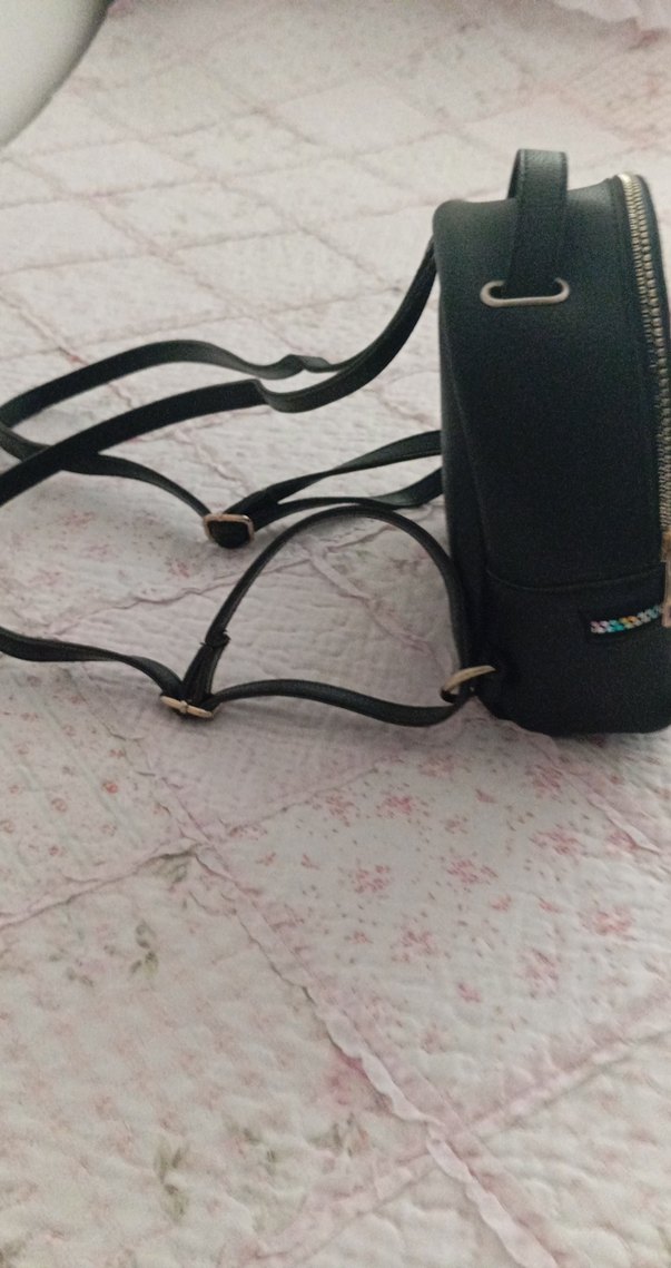 Nakışlı Çok Renkli Deri Sırt Çantası - Görsel 2