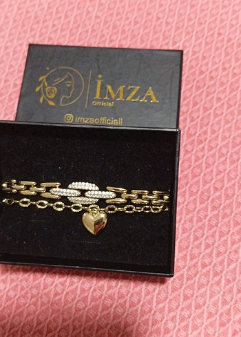 Altın Renkli Zincir Detaylı Kadın Bileklik - Görsel 3