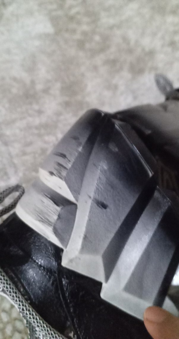 Gri Yılan Desenli Bağcıklı Kadın Spor Ayakkabı - Görsel 3