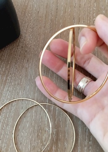 Altın Renkli Boncuklu Kadın Bileklik - Görsel 7