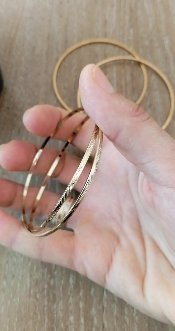 Altın Renkli Boncuklu Kadın Bileklik - Görsel 5