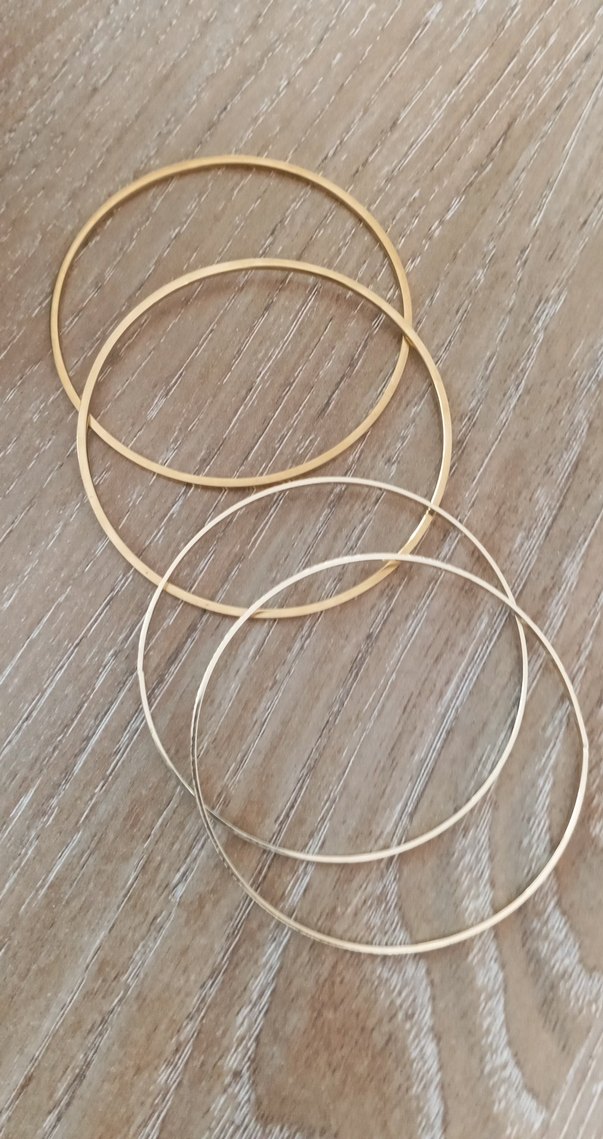 Altın Renkli Boncuklu Kadın Bileklik - Görsel 4