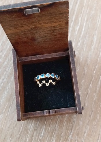 Altın Renkli Boncuklu Kadın Yüzükleri - Görsel 8