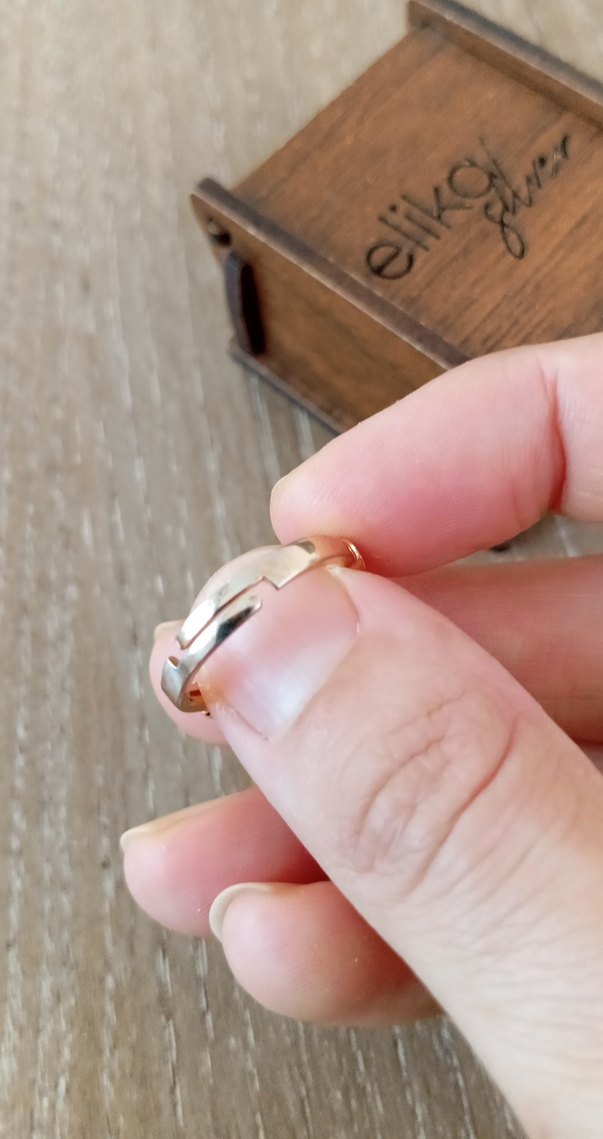 Altın Renkli Boncuklu Kadın Yüzükleri - Görsel 4