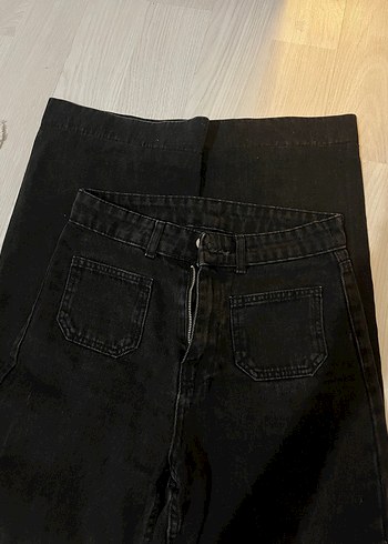 Siyah Kadın Kot Pantolon - Görsel 2