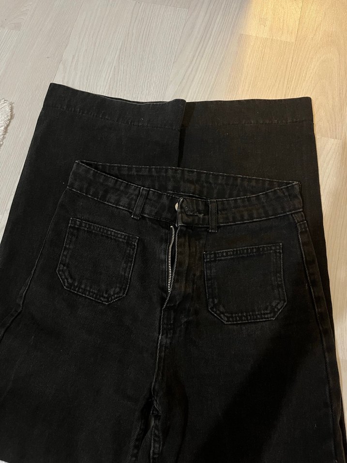 Siyah Kadın Kot Pantolon - Görsel 2