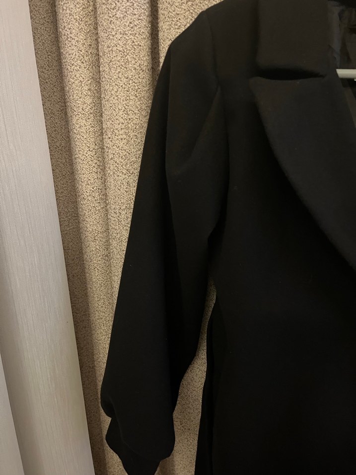 Siyah Kuşaklı Midi Kaban - Görsel 2