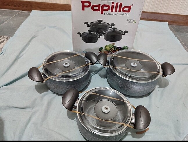 Papilla 3 Lü tencere seti