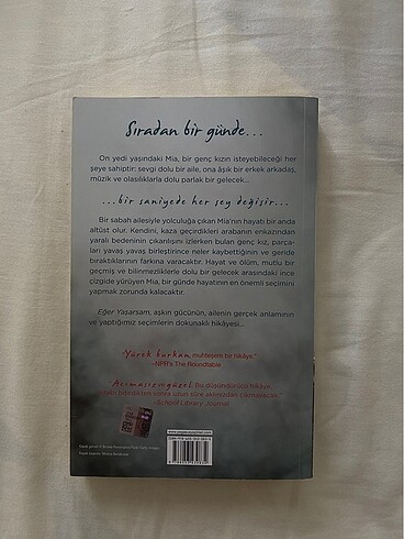 Eğer Yaşarsam - Gayle Forman - Görsel 3