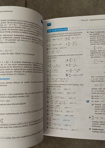 Diferensiyel Denklemlerin Temelleri Kitabı - Görsel 4