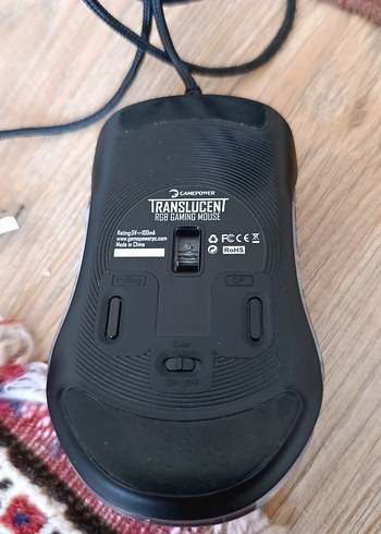 game power Gri Kablolu Şeffaf Bilgisayar Mouse mu satıyorum - Görsel 3