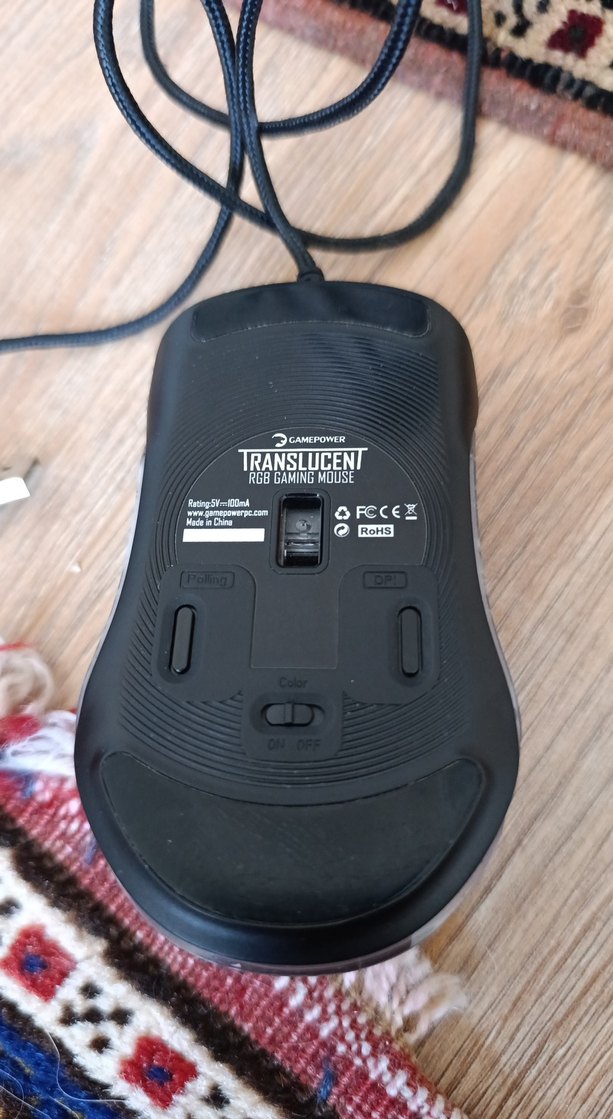 game power Gri Kablolu Şeffaf Bilgisayar Mouse mu satıyorum - Görsel 3