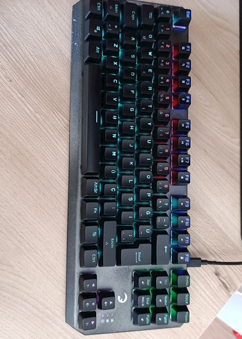 Kablolu Gri Koyu Renkli Klavye - Görsel 4