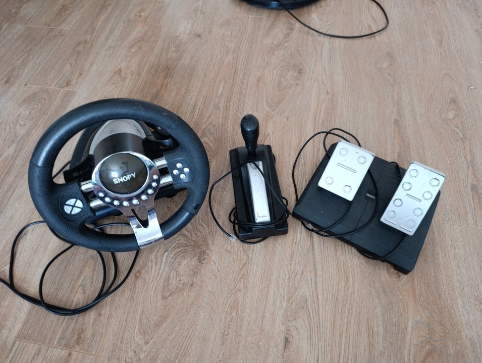 Siyah Snopy Oyun Direksiyonu Seti - Görsel 2