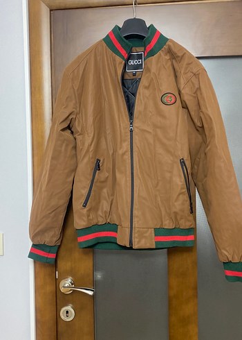 Deri Kahverengi Gucci Ceket