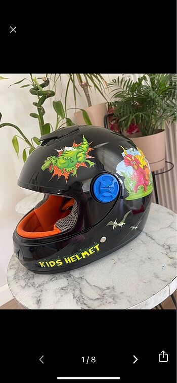 Temiz kullanılmış kask 55 cm s beden