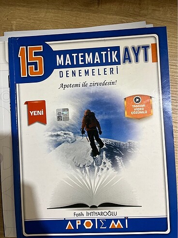 Apotemi ayt mat ilk üç deneme çözülü