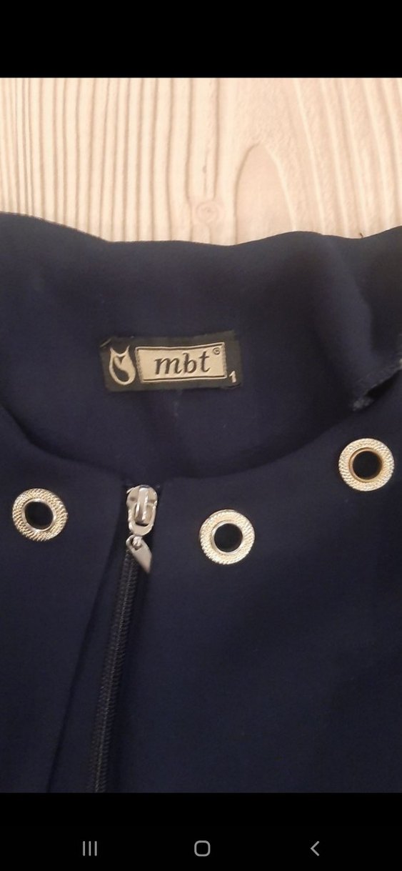 Mbt Marka Lacivert Şık Ferace - Görsel 4