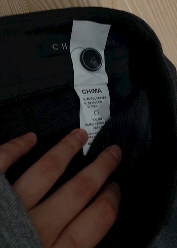 Chima Siyah klasik pantolon  L beden - Görsel 2