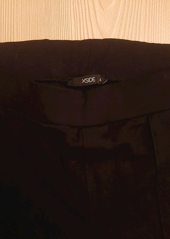 Siyah Skinny Pantolon  Paça Fermuarlı Yırtık Detaylı - Görsel 2