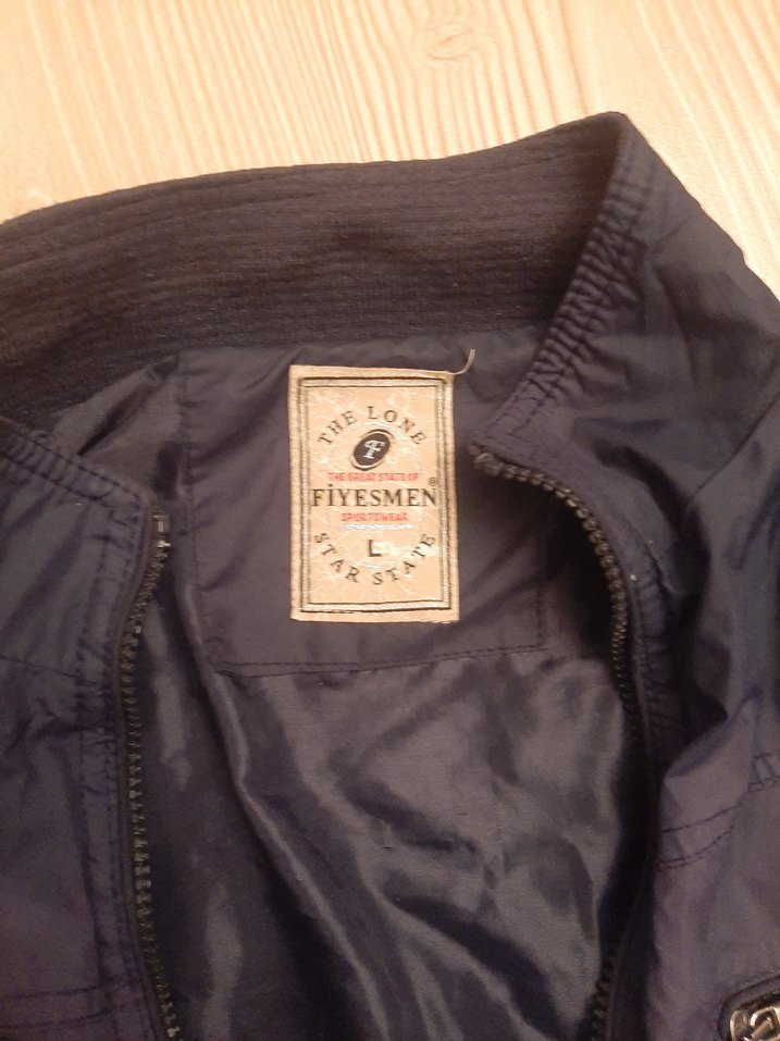 Fiyesmen Lacivert Bomber Ceket  L Beden  Şık ve Hafif Model - Görsel 4