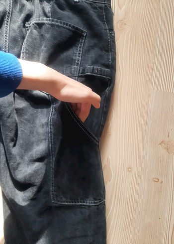 LC Waikiki Siyah Kargo Pantolon  42 Beden, Kadın - Görsel 6