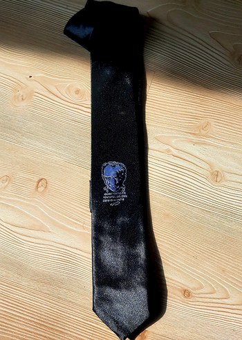 Siyah Retro Erkek Kravat - Görsel 3