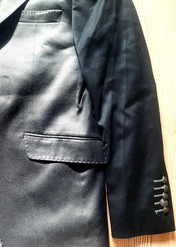 Klasik Siyah Erkek Takım Ceketi - Görsel 5