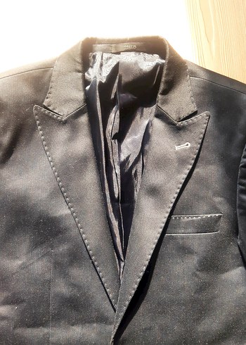 Klasik Siyah Erkek Takım Ceketi - Görsel 3