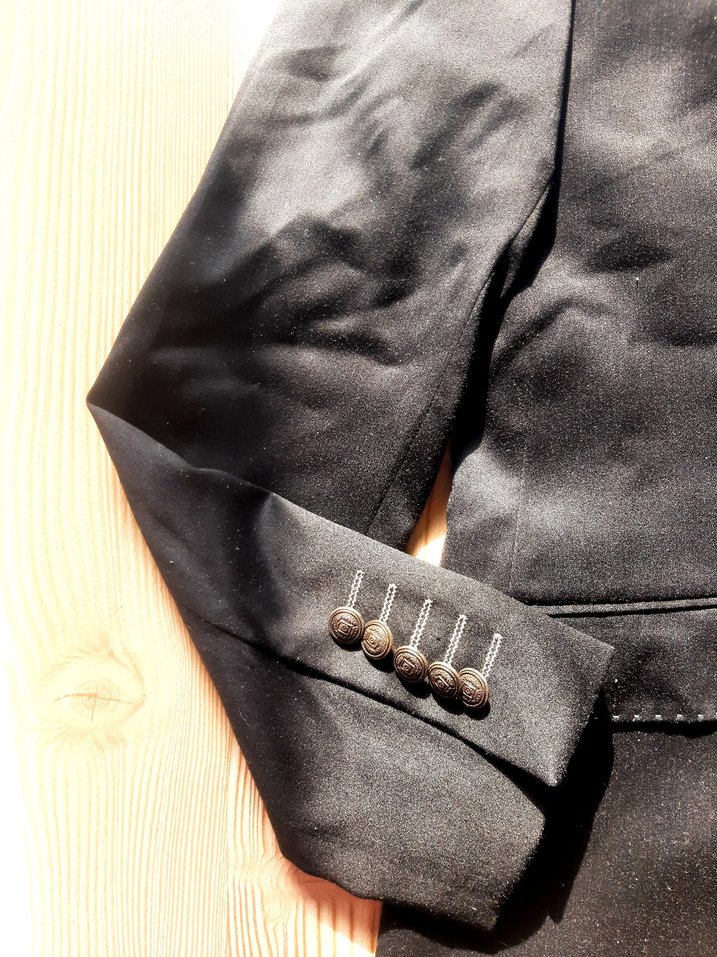 Klasik Siyah Erkek Takım Ceketi - Görsel 2