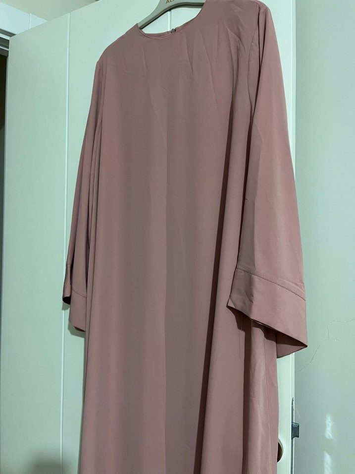 Gül Kurusu / Pudra Ton Abaya  Temiz - Görsel 2