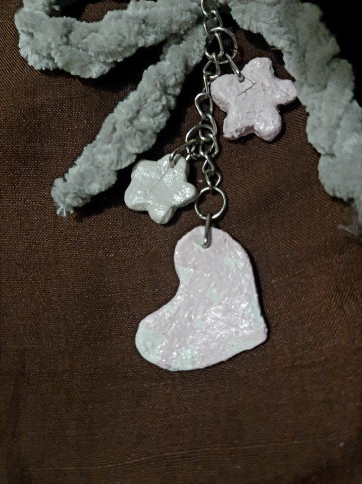 Gri Fiyonk Detaylı Bohem Anahtarlık - Görsel 2