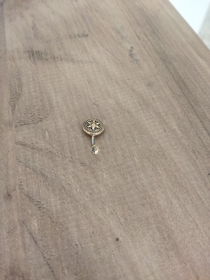 çelik bakır Renk Bohem Göbek Piercingi - Görsel 4