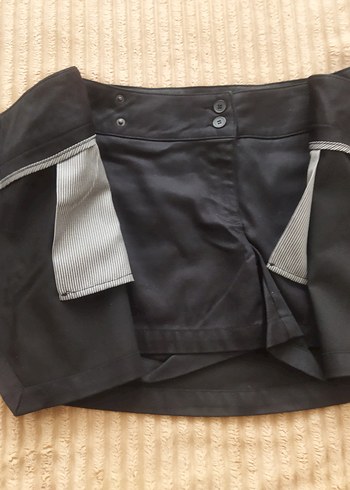 Siyah etek şort - Görsel 3