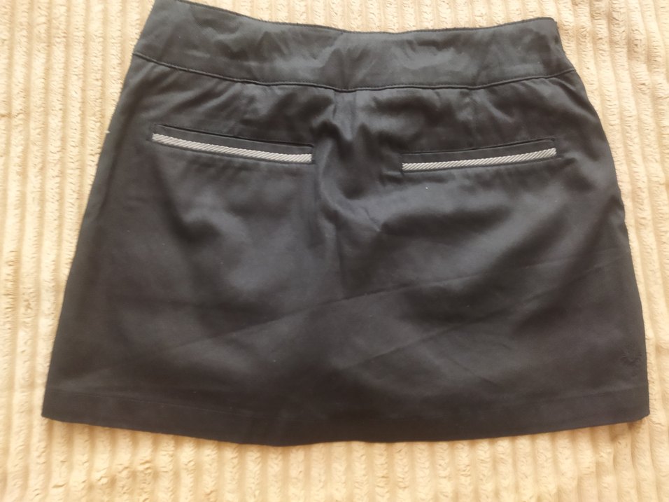 Siyah etek şort - Görsel 4