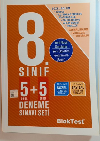8. Sınıf 5+5 Deneme Sınavı Seti