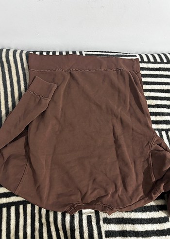 Kadın Kahverengi Peluş Detaylı Sweatshirt - Görsel 2