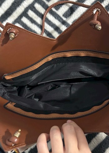 Kahverengi Bohem Kadın Çanta - Görsel 2