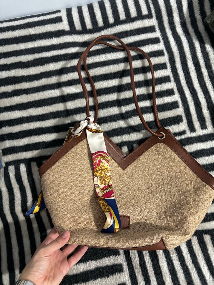 Kahverengi Bohem Kadın Çanta - Görsel 3