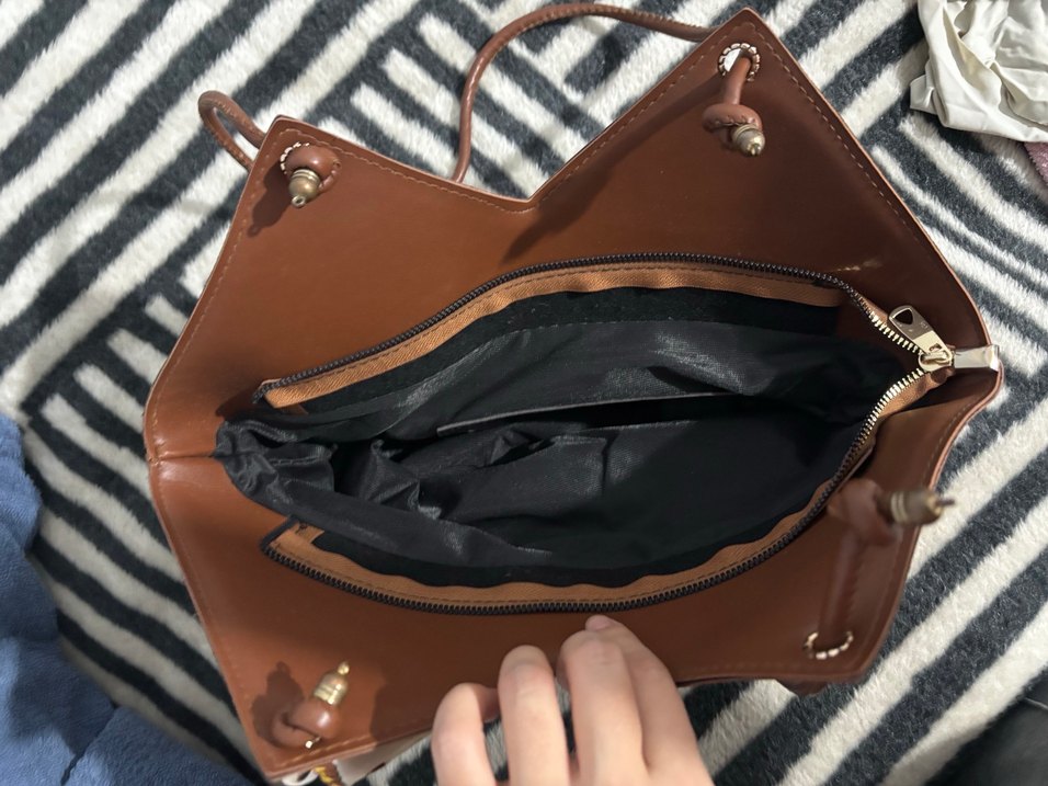 Kahverengi Bohem Kadın Çanta - Görsel 2