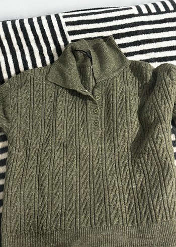 Gri Örgü Kadın Kazak Yumuşak Dokulu - Görsel 3