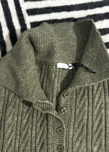 Gri Örgü Kadın Kazak Yumuşak Dokulu - Görsel 2