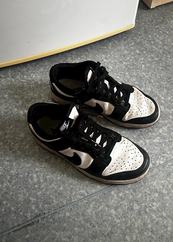 Siyah Beyaz Bağcıklı Spor Kadın Sneakers - Görsel 3