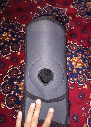 Gri Motosiklet Diz Koruyucu Velcro Bantlı - Görsel 3