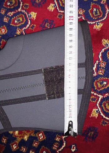 Gri Motosiklet Diz Koruyucu Velcro Bantlı - Görsel 6