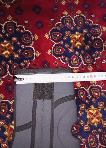 Gri Motosiklet Diz Koruyucu Velcro Bantlı - Görsel 7